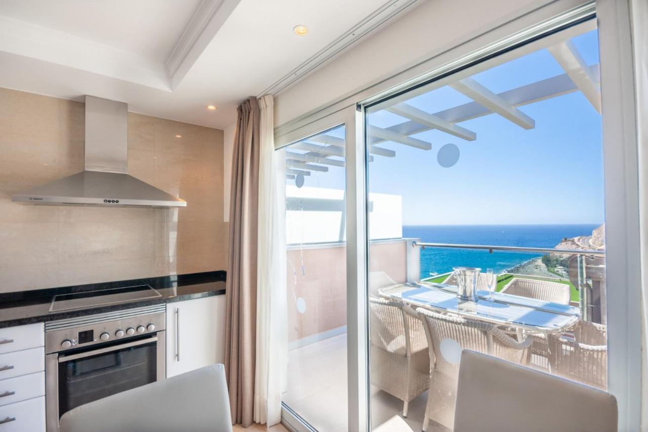 Luxury Penthouse, Panoramic Sea View Lägenhet Mogán Exteriör bild